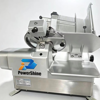 Nouvelle machine à découper la viande, lame en acier au carbone chromé, trancheuse à fromage, jambon, aliments, pour charcuterie, commerciale / hachoir, épaisseur réglable
