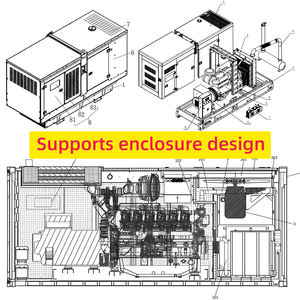 เครื่องกำเนิดไฟฟ้ากระแสสลับ100KW 150kva 120kw ดีเซลสำหรับ80kva ไฟฟ้า230V/380V เครื่องกำเนิดไฟฟ้าสแตนด์บายเงียบ - Product Image 4