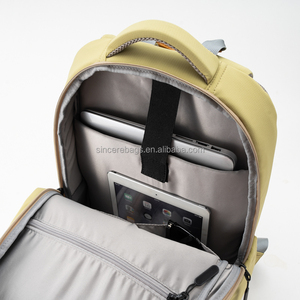 Sac à dos multifonctionnel Minfeng grande capacité 20-39L avec double fermeture éclair, imperméable, en polyester Oxford, pour ordinateur portable, ergonomique - Product Image 4