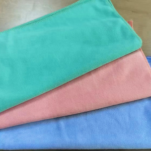 Toallas de Microfibra para Trabajo, 35x75 cm, Secado Rápido, para Limpieza de Autos, Secado de Cabello, Color Sólido Rosa, Azul, Verde, Rectangulares - Product Image 1