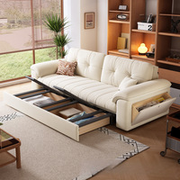 Canapé-lit moderne en forme de L extensible avec rangement, mobilier écologique pour la chambre à coucher, le salon, les petits appartements et les hôtels