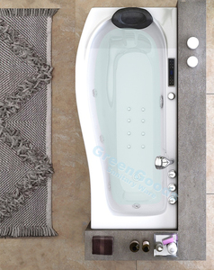 <span class=keywords><strong>Tablier</strong></span> <span class=keywords><strong>de</strong></span> sagesse en acrylique, 1600mm, pour bain en forme <span class=keywords><strong>de</strong></span> P, Massage d'angle, <span class=keywords><strong>couleur</strong></span> blanche, livraison gratuite - Product Image 3