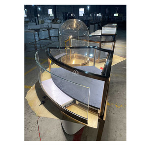 Tủ Kính Trưng Bày Dayiwan, Bảng Trưng Bày Trang Sức Đèn LED, Chân Đứng, Đồng Hồ Thủy Tinh, Trang Sức, Thiết Kế Nội Thất - Product Image 1