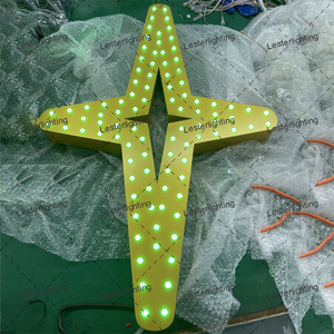 Northyle 3D Star LED Motif Light IP65 PVC Navidad Diwali Ramadan Festival Iluminación Uso comercial Hotel Centro comercial Atrio - Product Image 6