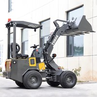 Kostenlose Lieferung EPA Euro 5 Kompaktlader mit Raupenlaufwerk Hydraulischer Mini-Radlader Kompakter Teleskop-Radlader Diesel-Frontlader