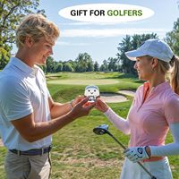 Balle de golf positive amusante en crochet, décoration de bureau, cadeau fête des Mères, cadeau pour remonter le moral, balle positive en crochet