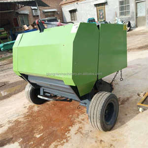 Machine à balles rondes à entraînement automatique Montée sur tracteur Maïs Paille de blé Maïs Broyage de boues de maïs Presse à balles intégrée - Product Image 5