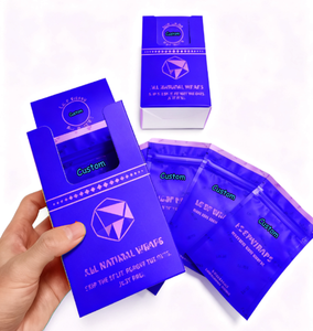Boîte d'affichage et sac personnalisés pour papier à rouler <span class=keywords><strong>BLUNT</strong></span> WRAP, emballage en mylar <span class=keywords><strong>de</strong></span> 3,5 g, sacs en mylar avec boîte d'affichage GRATUITE pour papier à rouler <span class=keywords><strong>BLUNT</strong></span> WRAP - Product Image 1
