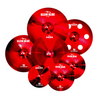 Professional 7-Piece PD Blue Cymbal Set High Quality Gong Cymbals Essential Drum Accessories