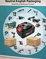 Pengganti Baterai Katoda LiNiMnCoO2 Solid State 18V 5.0Ah Kompatibel dengan Peralatan Listrik Tanpa Kabel 18V 500 Siklus