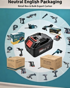Batterie de remplacement 18V 5.0Ah à électrolyte solide LiNiMnCoO2 compatible avec les outils électriques sans fil 18V, 500 cycles - Product Image 5