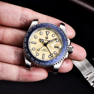 Reloj de Pulsera de Lujo GMT PAGANI DESIGN 1758 con Movimiento Automático NH34, Resistente al Agua 10 ATM, Montre De Luxe Pour Hommes - Product Image 6