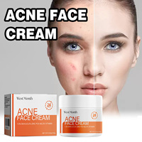 Crème Visage à l'Acide Salicylique West Month, Blanchissante, Anti-Rides, Réparatrice, Hydratante, Livraison Rapide, Soin de la Peau
