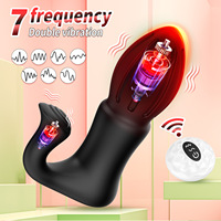 Meistverkaufter Raketenförmiger Analplug mit Mehrfrequenz-Vibration zur Prostatamassage für Männer Silikon Anal-Butt-Plug Sexspielzeug