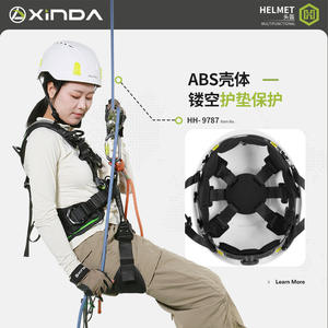 Casco Industrial Xinda Serie H Tipo V con Suspensión de 6 Puntos, Ajustable y Transpirable, para Construcción e Ingeniería - Product Image 2