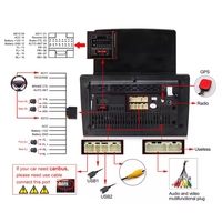 Radio para Auto Jiawell de 9.7 Pulgadas con Android, Compatible con Carplay y Android Auto, Mirror Link, WiFi y Bluetooth Integrados, Reproductor para Tablero con USB