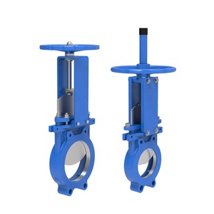 Válvula de Compuerta de Borde Cuchilla con Vástago Ascendente Manual para Agua DN40-DN600 - Product Image 1