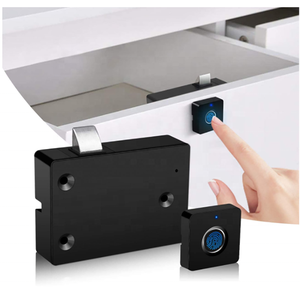 Anahtarsız mobilya dolap gizli kilit akıllı elektronik dolap dosya biyometrik parmak İzi dolap kilitleri kasa - Product Image 5