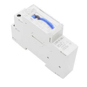 SUL180a 220V AC 16A/20A Minuterie Mécanique <span class=keywords><strong>Programmable</strong></span> <span class=keywords><strong>Horaire</strong></span> Quotidien 24 Heures Boîtier Transparent Entrée Rail Din - Product Image 6