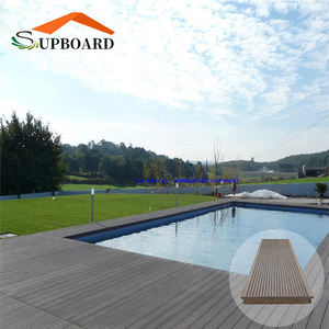 Chine Couverture de sol de pont en plastique mince extérieur gaufrage panneau de terrasse recyclé panneau de plancher en WPC - Product Image 6