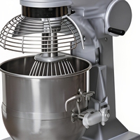 Mélangeur planétaire professionnel en acier inoxydable avec bol amovible, multi-vitesses, 20 L, pour boulangerie et cuisine