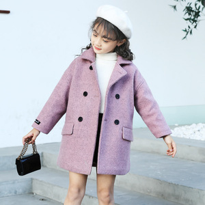 Abrigos <span class=keywords><strong>de</strong></span> Lana a Cuadros para Niños, Estilo Chino Vintage, <span class=keywords><strong>de</strong></span> Un Solo Pecho, Personalizados, Económicos y en Oferta - Product Image 4