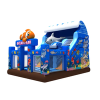 Château gonflable commercial Minye pour adultes, toboggan gonflable combiné, location pour fêtes, intérieur/extérieur, qualité parc océanique, PVC CE