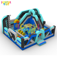 JOYFUL FUN Aire de jeux gonflable d'intérieur, parc d'obstacles gonflable, parc d'attractions gonflable