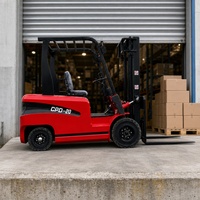Chariot élévateur électrique industriel de 2 tonnes pour le chargement et le déchargement de marchandises, le transport de palettes, la gestion de la manutention des matériaux en entrepôt