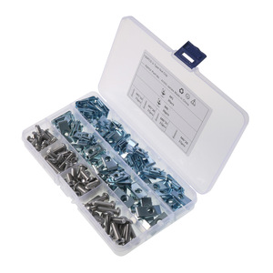 Kit de réparation de fixations automobiles IQIHUI, clips en forme de U, M5 M6, acier zingué, 120 pièces - Product Image 2