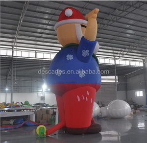 15ft alto personalizado inflable gigante Kriss <span class=keywords><strong>Kringle</strong></span> modelos para la publicidad - Product Image 3