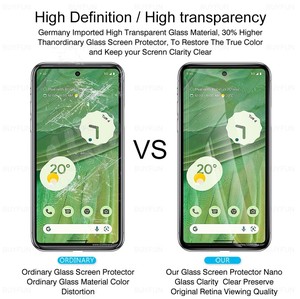 Schwarzes gehärtetes Vollglas für Google Pixel 7 Displays chutz folie für Pixel 6 6A <span class=keywords><strong>Pixel6</strong></span> Pixel6a Pixel7 Full Cover Clear Film - Product Image 4