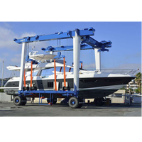 Grue mobile portative personnalisable d'ascenseur de voyage de grue de bateau mobile pour les bateaux de transport faciles toutes les tailles composant de moteur de noyau