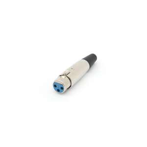 Cualquier marca 3P HEMBRA XLR PLUG - NICKEL - Product Image 1
