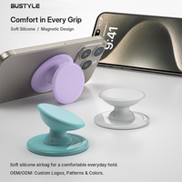 Supporto Magnetico Espandibile in Silicone Morbido per Telefono, con Impugnatura a Mani Libere e Angolo Regolabile per Custodie iPhone