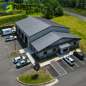 Taller de Acero de Gran Envergadura a Bajo Precio con Paredes de Panel Sándwich, Estándar Estadounidense - Product Image 1