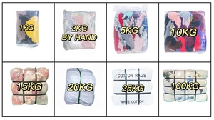 飞博批发工业擦拭布 100% 棉混色吸油吸水柔软散装 - Product Image 6