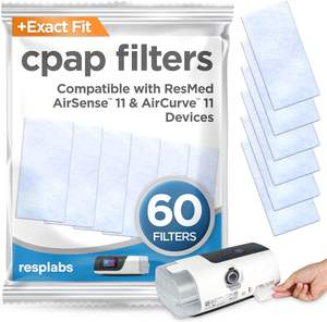 Lot compatible de 60 filtres CPAP pour <span class=keywords><strong>ResMed</strong></span> AirSense 11 plastique moulé par injection - Product Image 5