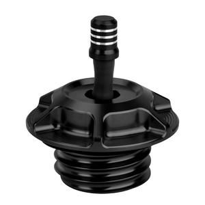Tutup Tangki Bahan Bakar Motor Berlubang Universal Aluminium untuk Harley Semua Tangki Bahan Bakar Berulir Betina Kecuali Touring 23.5-25 - Product Image 2