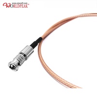 Montaje de cable RF BNC macho a mini BNC para RG179 75ohm 3G/6G HD SDI Video CCTV Seguridad ecurity Cámara Cables