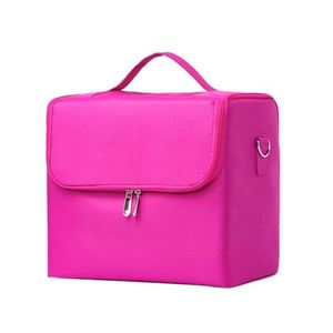 Wholesale Custom Logo with Layered Travel Special Cosmetic <b>Bag</b> Large Capacity Portable Makeup Case - Product Image 6