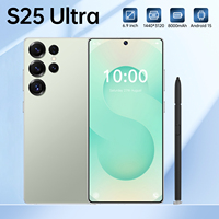 Nuevo Smartphone S25 Ultra 5G, Pantalla HD de 7.3 Pulgadas, Deca Core, Cámara Trasera de 108MP, Versión Global Android 15, Teléfono Móvil LTE