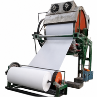 Machine de fabrication de papier tissu en pâte de bambou de 1092 mm, 4-6 TPD, ligne de production industrielle