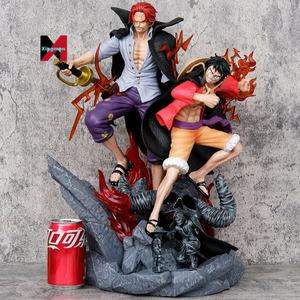 <span class=keywords><strong>One</strong></span> Pieced <span class=keywords><strong>Luffy</strong></span> <span class=keywords><strong>et</strong></span> Red Hair <span class=keywords><strong>Shanks</strong></span> Bond Legacy Anime Statue Figure Model - Product Image 3