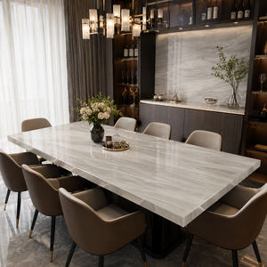 Mugla White Marble Slabs Big Slabs Polished Contemporary Hotel Application Calcite Stone Waterproof - Product Image 5