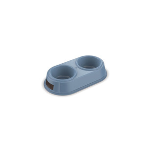 Tapis à lécher pour animaux de compagnie en acier inoxydable durable italien pour chats et chiens, capacité de 1000 ml, fabriqué en Italie - Product Image 1