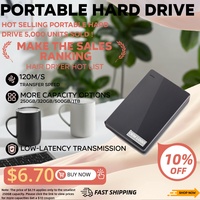 Hard Disk Esterno Portatile da 2,5 Pollici HDD Portatile 250GB 320GB 500GB 1TB USB 3.0 ad Alta Velocità SATA 3.0