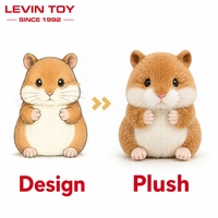 Peluche personnalisée Hamster en direct d'usine, jouet en peluche sur mesure, animal en peluche personnalisé, personnage personnalisé