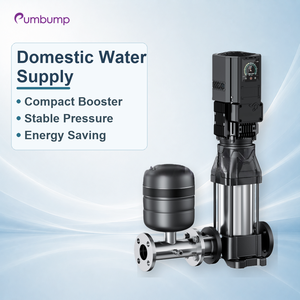 ปั๊มเพิ่มแรงดัน BPF PMSM VFD สำหรับระบบน้ำประปาในบ้าน ให้การจ่ายน้ำที่เสถียร อัตราการไหล 0.5-180 ลูกบาศก์เมตร/ชั่วโมง ระยะส่ง 7-164 เมตร 50 เฮิรตซ์ - Product Image 1
