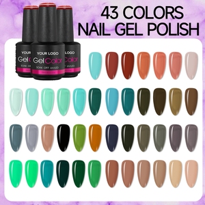 ยาทาเล็บเจลยูวีแอลอีดีแบบลอกออกได้ง่าย ขนาด 15 มล. 43 สี รับผลิตตามสั่งพร้อมโลโก้สำหรับร้านทำเล็บ ปี 2026 ขายส่ง OEM - Product Image 1